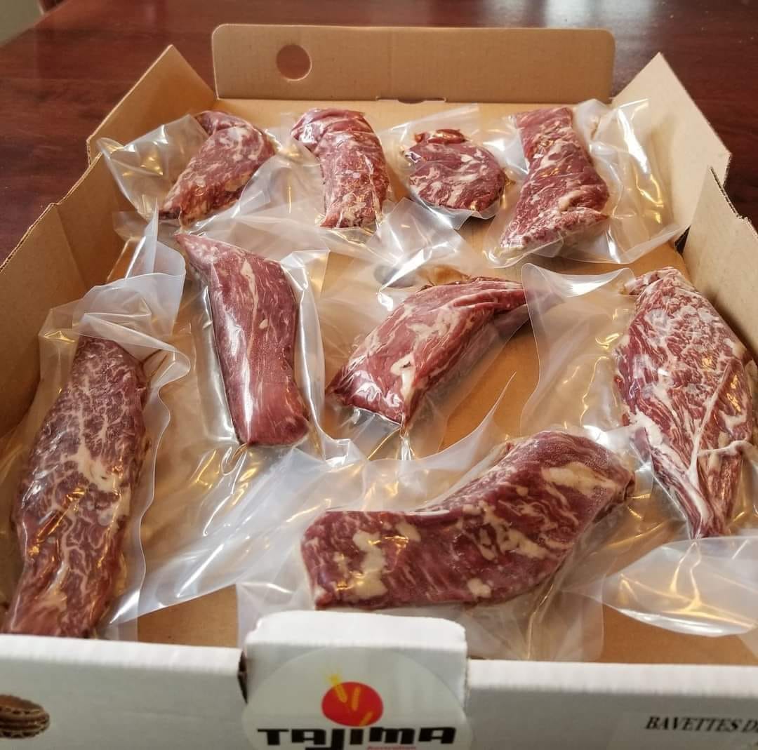 Bavettes de wagyu (certifié Tajima)