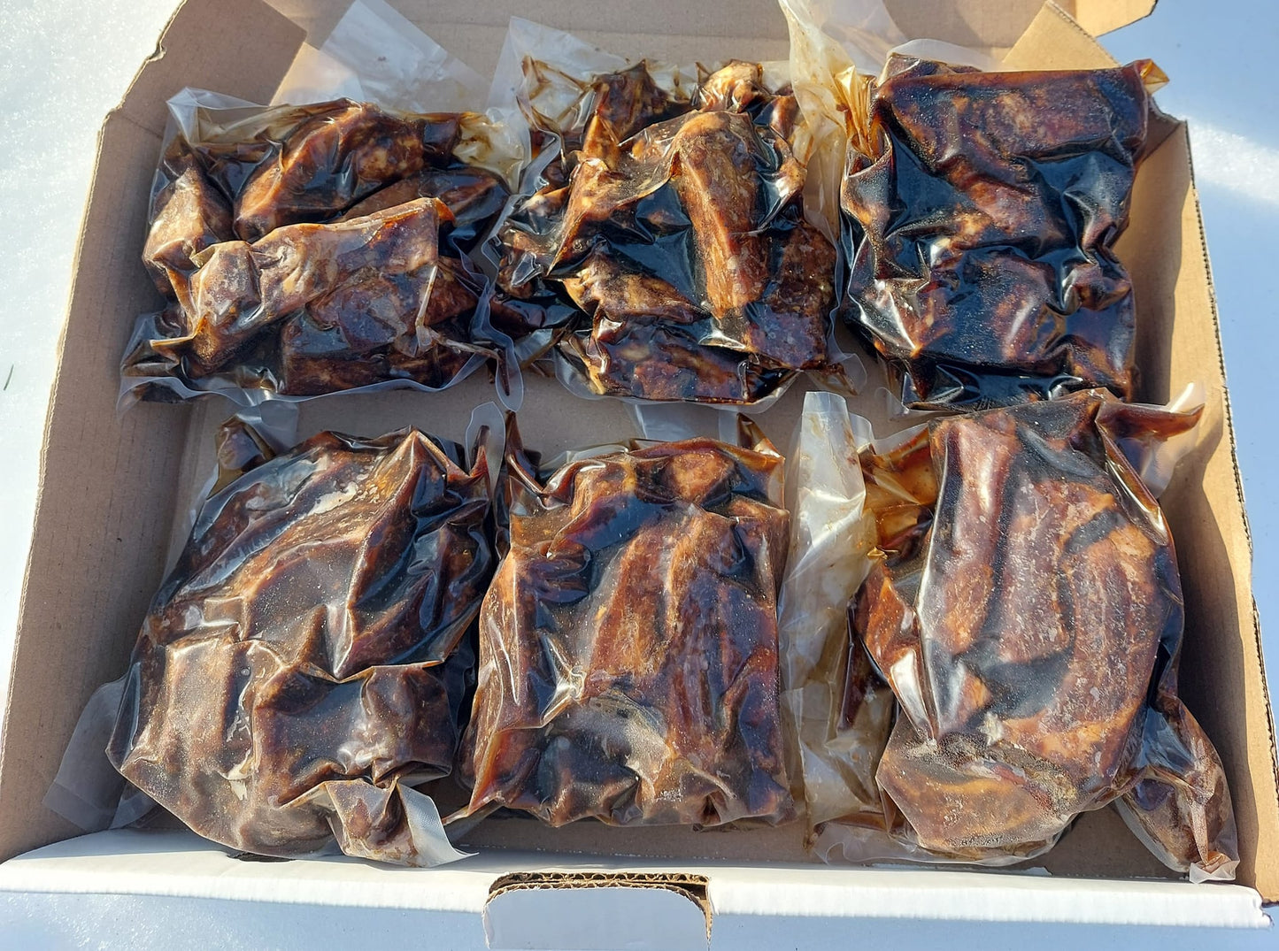Côte de dos sauce chinoise (porc)