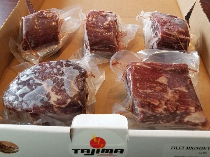 Filets mignon de wagyu certifiés Tajima