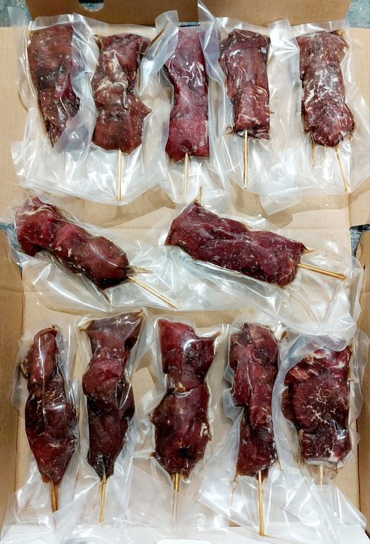 Brochettes de filets mignon de boeuf