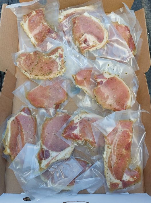 Côtelettes de porc aux fines herbes
