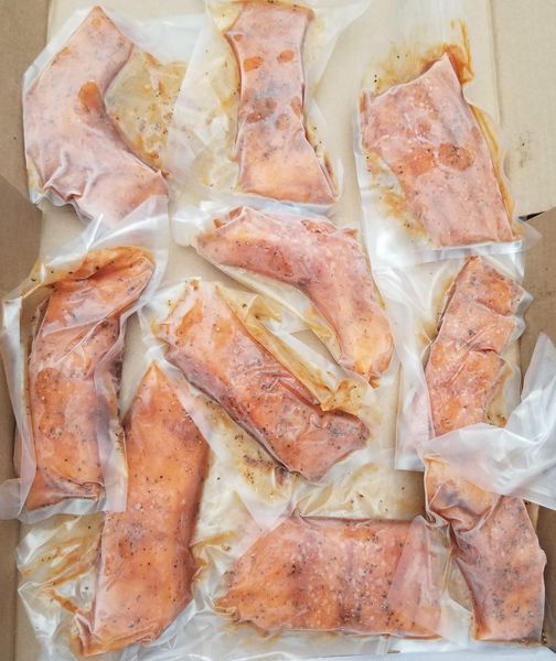 Escalopes de saumon aux trois poivres