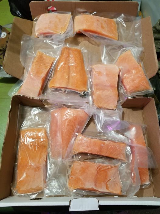Escalopes de saumon ( avec ou sans peau )