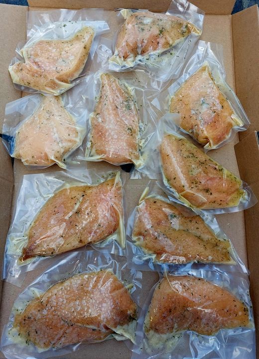 Poitrines de poulet marinée fines herbes