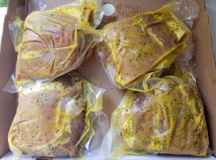 Rôti de porc miel et moutarde (4)