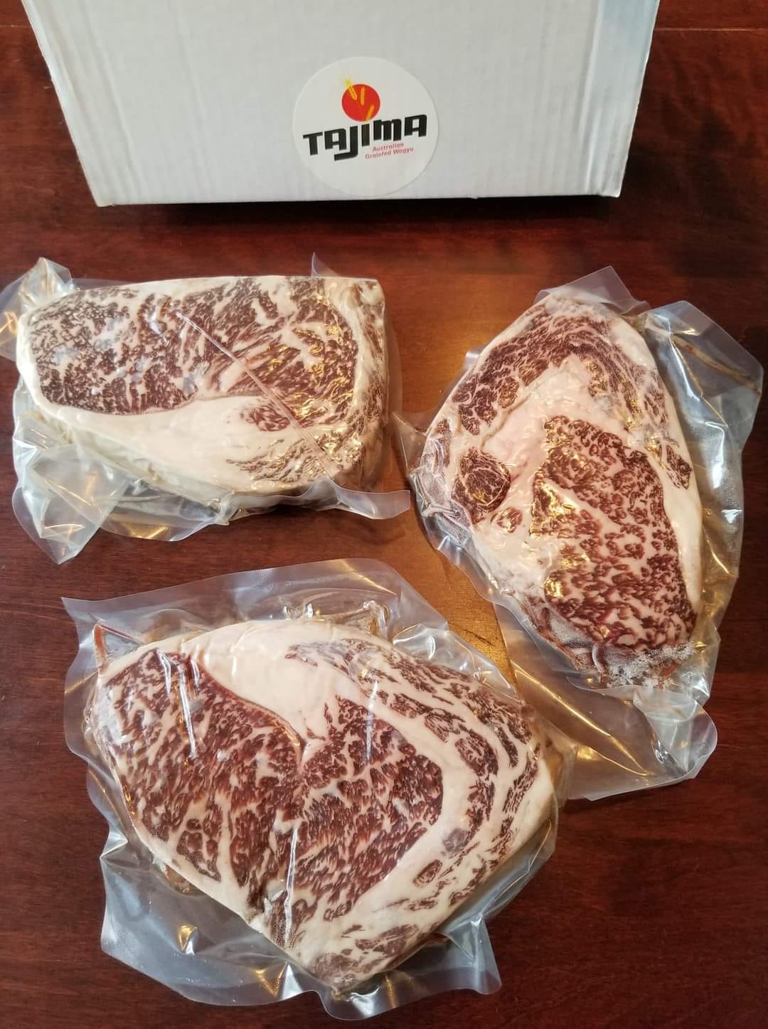 Faux filets de wagyu (certifié Tajima)