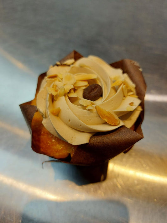 Cup cake (vanille- café et amandes)